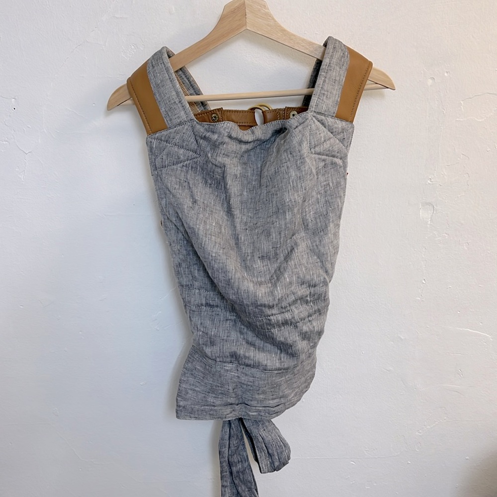 Sakura Bloom Scout gray linen
